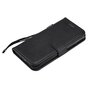 Portefeuille biblioth&egrave;que en simili cuir compatible avec iPhone 7 8 SE 2020 SE 2022 - Noir
