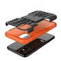 Coque hybride standard antichoc compatible avec iPhone 11 - Orange