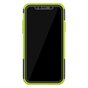 Coque hybride standard antichoc compatible avec iPhone 11 - Vert Noir