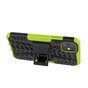 Coque hybride standard antichoc compatible avec iPhone 11 - Vert Noir