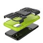 Coque hybride standard antichoc compatible avec iPhone 11 - Vert Noir