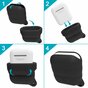 CaseProof Waterproof compatible avec AirPods 1&egrave;re et 2&egrave;me g&eacute;n&eacute;ration - Bleu fonc&eacute;