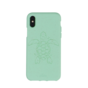 Pela Eco Eco-Friendly Case &Eacute;tui de protection biod&eacute;gradable compatible avec iPhone 11 Pro - Tortue Turquoise