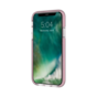 Coque TPU Xqisit Mitico pour iPhone X XS - Rose Transparent