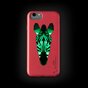 Wilma Glow in the Dark Savanna Zebra Coque iPhone 6 6s 7 8 SE 2020 SE 2022 - Rouge