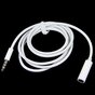 C&acirc;ble d&#039;extension audio blanc 1 m&egrave;tre c&acirc;ble audio prise 3,5 mm