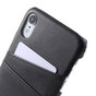 &Eacute;tui portefeuille en cuir pour iPhone XR - Cartes noires