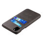 Duo Cardslot Wallet Portefeuille &eacute;tui compatible avec iPhone 11 Pro Max - Protection Noire