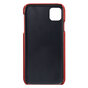 Duo Cardslot Wallet Portefeuille la coque compatible avec iPhone 11 Pro Max - Protection Rouge