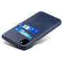 Duo Cardslot Wallet Portefeuille la coque compatible avec iPhone 11 Pro Max - Protection Bleue