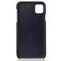 Duo Cardslot Wallet Portefeuille la coque compatible avec iPhone 11 - Protection Noire