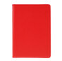 Coque iPad 10.2 pouces en cuir textur&eacute; Litchi avec coque - Standard de protection rouge