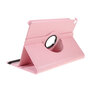 Coque iPad 10.2 pouces en cuir textur&eacute; Litchi avec coque - Rose Protection Standard