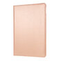 &Eacute;tui iPad 10.2 pouces en cuir textur&eacute; Litchi avec housse - Norme de protection en or rose