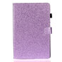 Housse de protection brillante &agrave; paillettes flash en cuir PU compatible avec iPad 10,2&quot; &amp; iPad Air 3 10,5&quot; (2019) &amp; iPad Pro 10,5&quot; (2017) - Violet