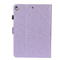 Housse de protection brillante &agrave; paillettes flash en cuir PU compatible avec iPad 10,2&quot; &amp; iPad Air 3 10,5&quot; (2019) &amp; iPad Pro 10,5&quot; (2017) - Violet