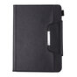&Eacute;tui De Couverture De Portefeuille De Portefeuille Avec Fermeture En M&eacute;tal Et Fente Pour Stylo compatible avec iPad 10,2&quot; &amp; iPad Air 3 10,5&quot; (2019) &amp; iPad Pro 10,5&quot; (2017) - Noir