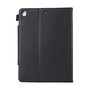 &Eacute;tui De Couverture De Portefeuille De Portefeuille Avec Fermeture En M&eacute;tal Et Fente Pour Stylo compatible avec iPad 10,2&quot; &amp; iPad Air 3 10,5&quot; (2019) &amp; iPad Pro 10,5&quot; (2017) - Noir