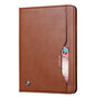 &Eacute;tui De Couverture De Portefeuille De Portefeuille Avec Porte-Stylo En Faux Cuir compatible avec iPad 10,2&quot; &amp; iPad Air 3 10,5&quot; (2019) &amp; iPad Pro 10,5&quot; (2017) - Marron