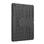 Profil De Pneu Poign&eacute;e De Couverture B&eacute;quille En Plastique TPU compatible avec iPad 10,2 Pouces - Noir