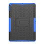 Profil De Pneu Poign&eacute;e De Couverture B&eacute;quille En Plastique TPU compatible avec iPad 10,2 Pouces - Bleu