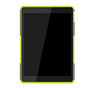 Profil de pneu compatible avec iPad 10,2 pouces Coque en polycarbonate TPU avec b&eacute;quille - Vert Noir