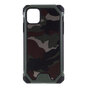 Camouflage Army Hybrid Cuir TPU Polycarbonate compatible avec iPhone 11 Pro Max Case Case - Vert