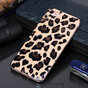 Motif l&eacute;opard compatible avec iPhone 7 8 SE 2020 SE 2022 Coque TPU - Holographique Brillant