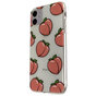Coque TPU Peaches compatible avec iPhone 11 - Transparent Rose Flexible