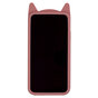 Chat Mignon compatible avec iPhone 6 Plus 6s Plus Coque en Silicone 3D - Protection Rose