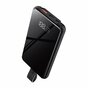Remax Power Bank 10 000 mAh Banque d&#039;alimentation avec technologie Qi int&eacute;gr&eacute;e - Noir USB-C USB-A