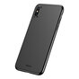 Baseus Wing la coque compatible avec iPhone X XS Ultra fine L&eacute;g&egrave;re - Noir