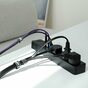 Baseus Rouleau Velcro 3m - Organisateur de c&acirc;bles d&eacute;coupable Noir Cable Tie