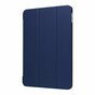 Just in Case &Eacute;tui &agrave; trois volets avec fonction veille et r&eacute;veil compatible avec iPad 9.7 2017 2018 - Bleu fonc&eacute;