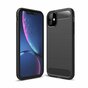 Coque de protection en carbone TPU Just in Case compatible avec iPhone 11 Case - Noir