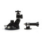 Support rotatif &agrave; ventouse pour voiture avec support de tr&eacute;pied compatible avec GoPro Action Cam - Noir