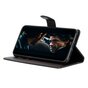 &Eacute;tui portefeuille en cuir artificiel compatible avec iPhone 12 Pro Max - noir
