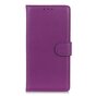 &Eacute;tui portefeuille en similicuir pour iPhone 12 Pro Max - violet