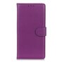 &Eacute;tui portefeuille en cuir artificiel compatible avec iPhone 12 mini - violet