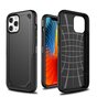 Coque Pro Armor en plastique et TPU absorbant les chocs compatible avec iPhone 12 Pro Max - noir