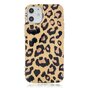 Coque en TPU imprim&eacute; l&eacute;opard compatible avec iPhone 12 mini - beige