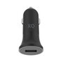XQISIT Cigarette Plug Car Charger 2.4A 1 port USB - Noir