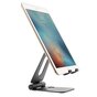 Support De T&eacute;l&eacute;phone De Bureau En Alliage Pliable Universel Pour Smartphone Et Tablette - Noir
