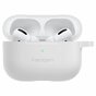 &Eacute;tui en silicone Spigen compatible avec AirPods Pro - Mousqueton blanc