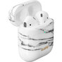 Laut Huex Element adapt&eacute; au bo&icirc;tier AirPods - Marbre Blanc