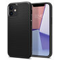 Coque Spigen Liquid Air Air Cushion Technology compatible avec iPhone 12 mini - noir