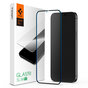 Spigen FC Black HD Glassprotector iPhone 12 mini - Black Edge Protection