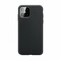 Xqisit Coque en silicone Coque en silicone Anti Bac compatible avec iPhone 12 Pro Max - noir
