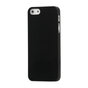 Coque rigide noire robuste compatible avec iPhone 5/5s et SE 2016. Coque noire