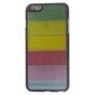 Coque transparente color&eacute;e compatible avec iPhone 6 Plus iPhone 6s Plus Rainbow Stripes